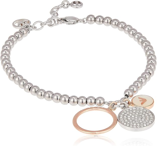 Emporio Armani Women's Silver Bracelet EGS2362040 Amazon.co.uk Jewellery