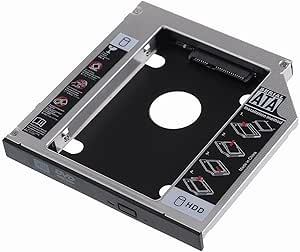 SATA III SSD/HDD Caja de instalación en Optical bahìa CD/DVD/BLU-Ray de 12.7 mm de Altura