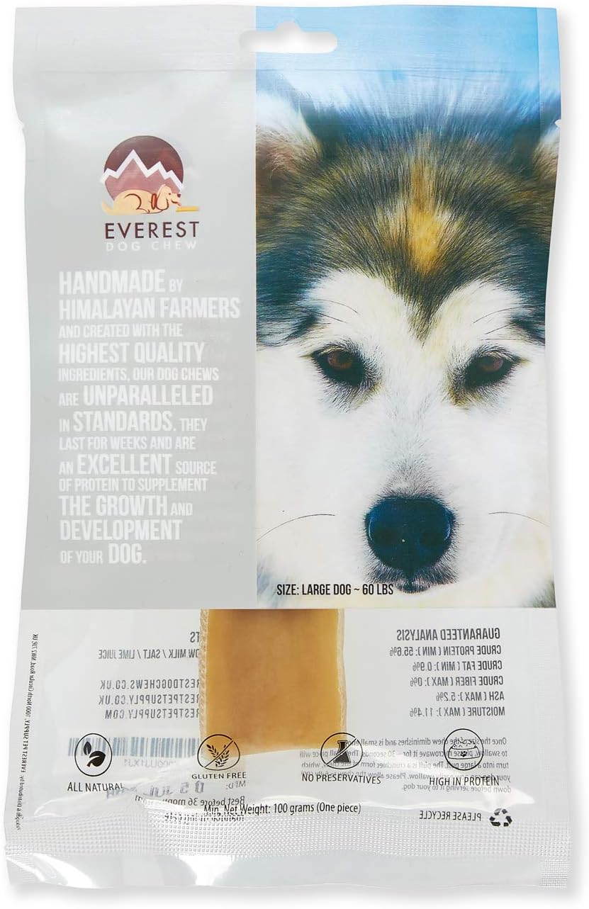 Everest Dog Chew 3 Piece Yak Chew for Dogs (Small Dogs), 100 grams yak milk dog chew, Original Authentic Himalayan Yak Chew - Image 3