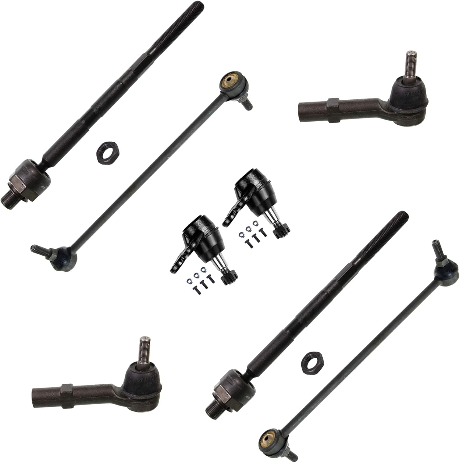 Suspension Kit Front Sway Bar Inner Outer Tie Rod For 0912 CHEVROLET