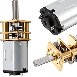 12V 100RPM Micro DC Gear Motor with All-Metal Gear