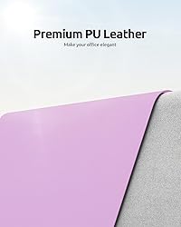 YSAGi Leather Desk Pad Protector, Office Desk