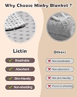 Lictin 14Pcs Baby Gift Set Neutral Newborn Gift Basket Grey Elephant Blanket view 8