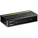 TRENDnet 8-Port Unmanaged 10/100 Mbps GREENnet Ethernet Desktop Plastic Housing Switch,TE100-S8