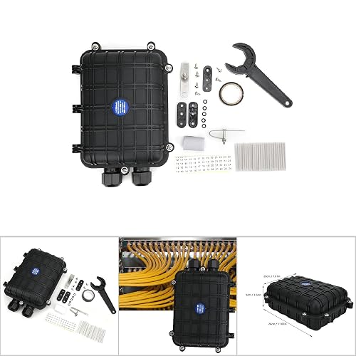 Horizontal Fiber Optic Splice Enclosure 24 Fiber 48F Capacity High Density Horizontal Fiber Optic Splice Enclosure 24 Fiber 48F Capacity High Density