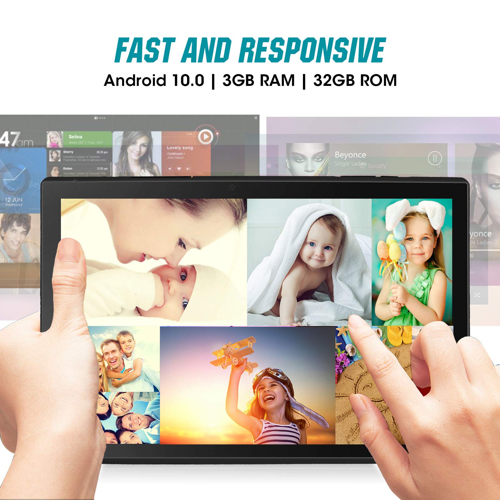 Mua CWOWDEFU 10 Inch Tablet with Case Included, Android Tablet 3GB RAM ...
