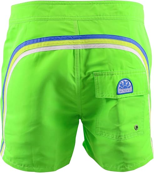 Sundek Short De Bain Homme 502 Vert Fluo