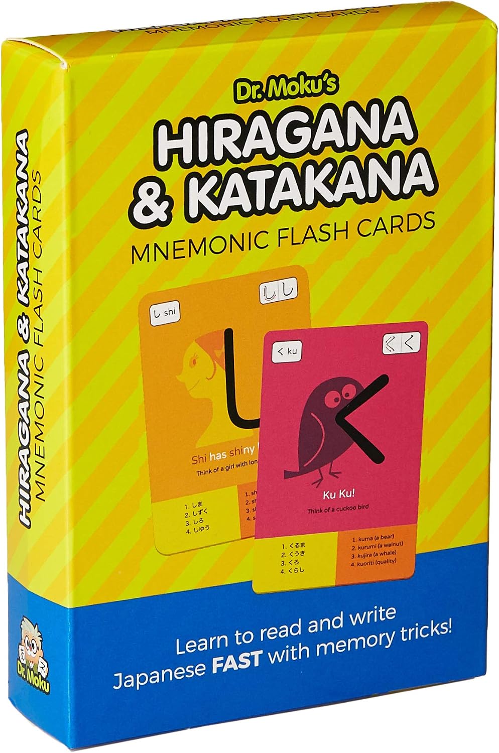 Amazon | Hiragana & Katakana Flashcards - Learn Japanese with Dr. Moku ...