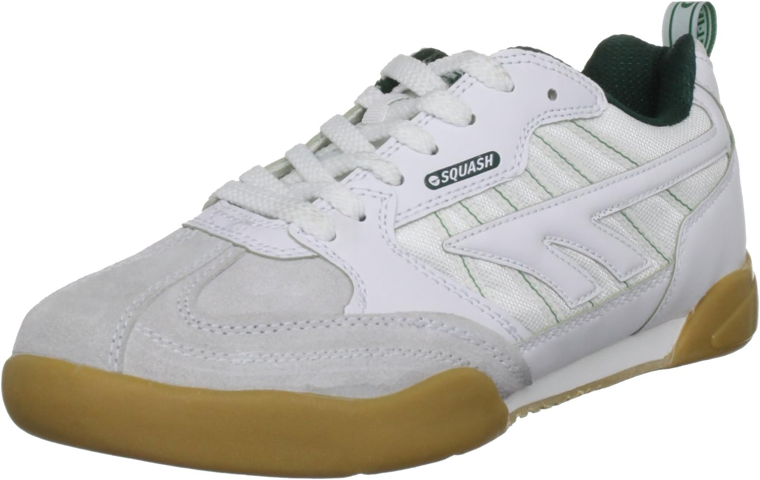 Hi Tec Men's Squash Classic Trainers, White Dark Green, 3.5 UK