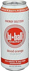 Hiball Energy Blood Orange Energy Seltzer, 16 FZ