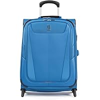Travelpro Maxlite 5 Softside Lightweight Expandable Upright Luggage, Azure Blue, Carry-On 20-Inch