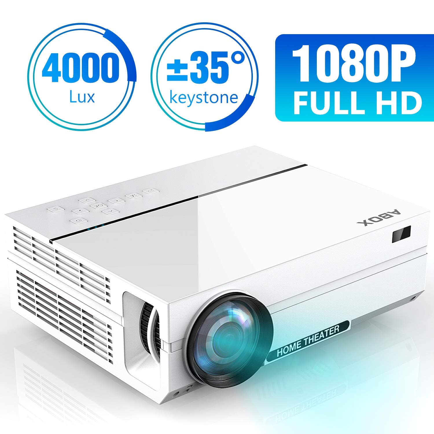 Best New Abox T22 Led Home Theater 2000 Lumens Mini Projector