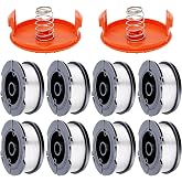 AF-100 Line String Trimmer Weed Eater Spool for Black &amp; Decker 0.065" 30ft | Replacement Spool for Black &amp; Decker AF+100 LST201 LST136 LST522 LSTE525 BESTA510, 0.065" 30ft