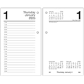 AT-A-GLANCE 2026 Desk Calendar Refill, Daily, 3.5" x 6", Standard, Loose-Leaf, Recycled (E717R5026)