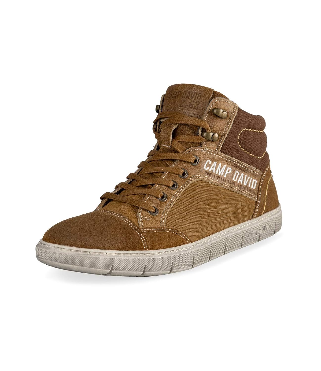Camp David Herren Mid Cut Leder Sneaker Mit Logo Rabatt Camp David Herren Mid Cut Leder Sneaker Mit Logo Rabatt