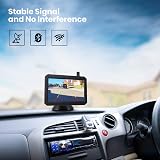 AUTO-VOX W7 Digital Wireless Reversing Camera Kit 5" Monitor IP68 Waterproof view 3