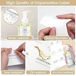 Cludoo 372 PCS Preprinted Minimalist Home Laundry