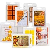 The Candle Daddy Harvest Haul 5 Pack - 5 Amazing Autumn Fall Wax Melts - 30 Total Cubes - 10 Total Ounces