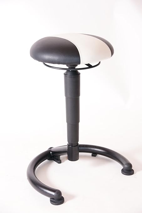 me Schlagzeughocker, Hocker, Kunstleder schwarz-weiß