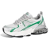 LUCKY STEP Women's Air Cushion Running Shoes Athletic Tennis Sneakers Lightweight Sports Mesh Gym Jogging Workout Walking Shoes