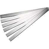 POWERTEC 15" Planer Blades Set Of 6 - High Speed Steel Knives For Delta, Grizzly, JET Planers