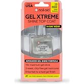 Nail-Aid Gel Xtreme Shine Top Coat, Clear, 0.55 Fluid Ounce