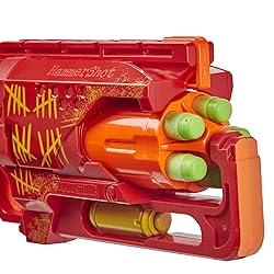 NERF Zombie Strike Hammershot Blaster, Red