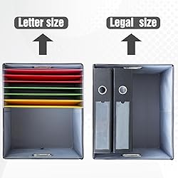EOOUT 1 Pack File Organizer Box File Filing Box