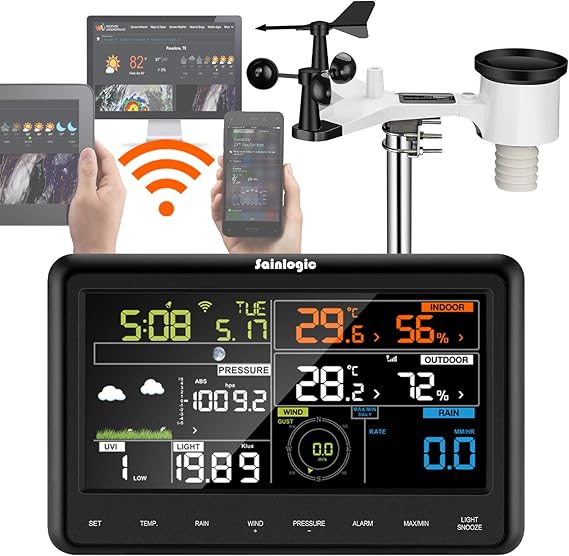 wetterstation mit au�ensensoren