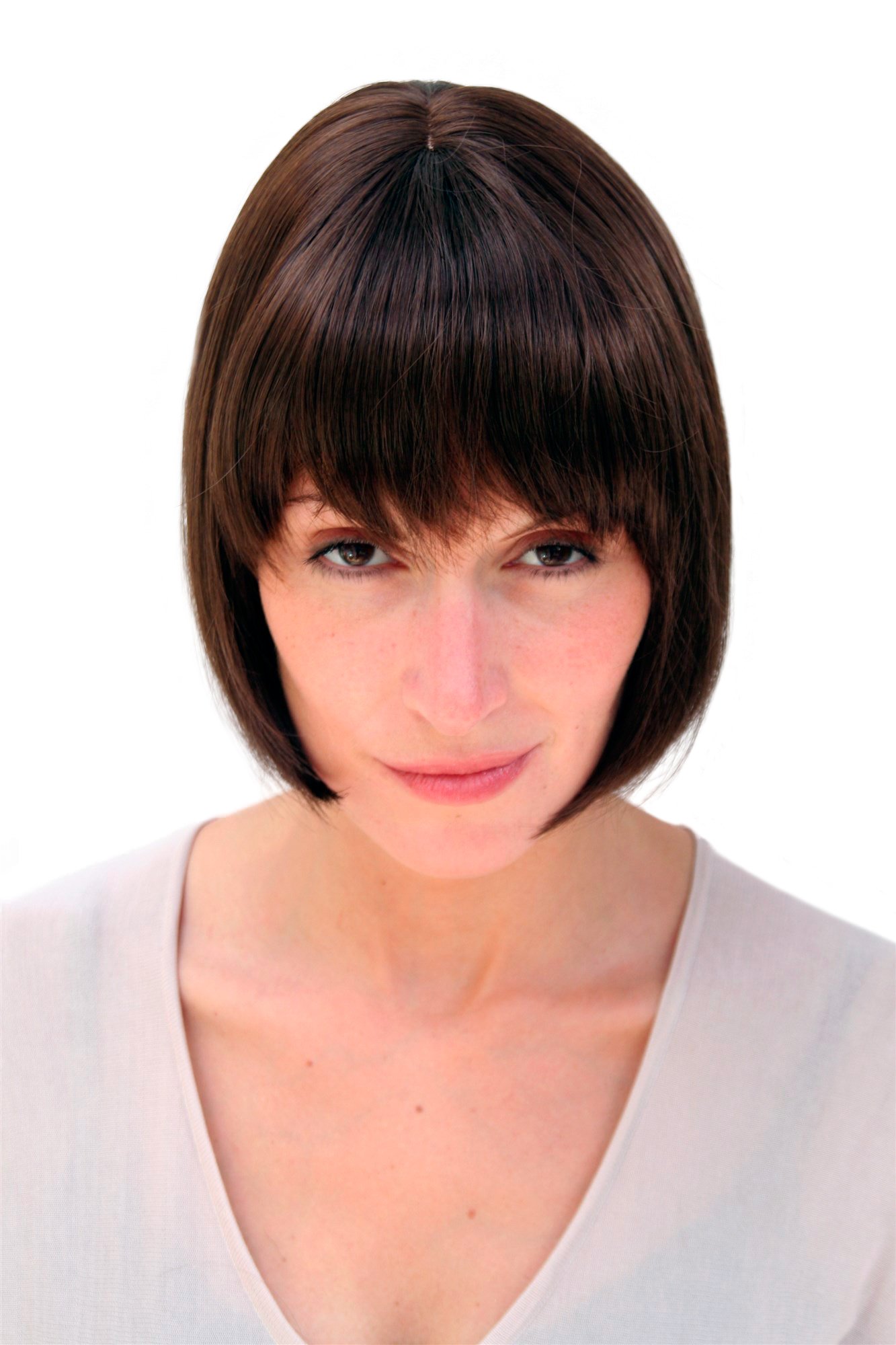 BOB quality lady wig SEXY & DOM dark brown BRUNETTE burlesque (703 Colour 6) โ image 1