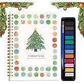 Watercolor Workbooks with 12 Illustractions, Watercolor Coloring Book for Beginner Friendly Animals Painting Kit, Arts Crafts