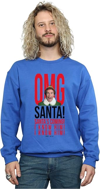 santa i know him sweatshirt