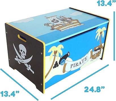 Bebe Style - Caja de Madera para Juguetes con diseño de ...