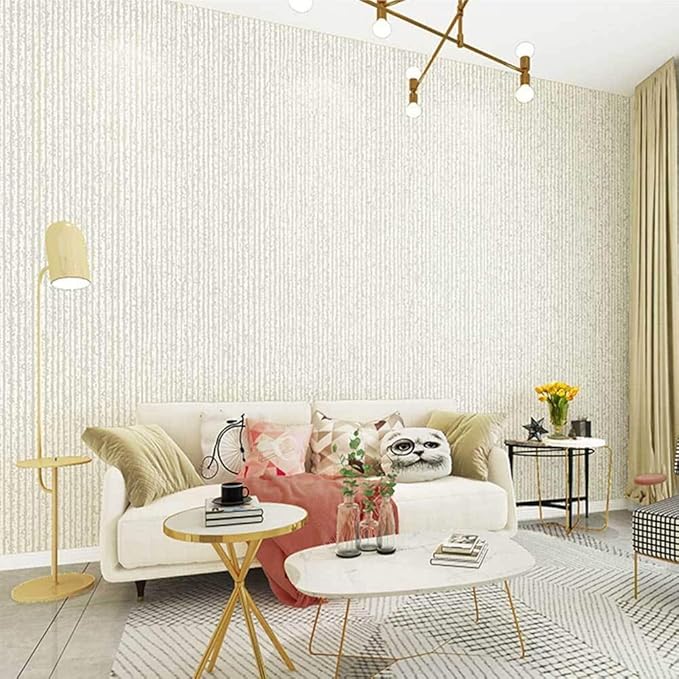 Papel Pintado Pared,Papel Pintado A Rayas De Color Sólido Simple