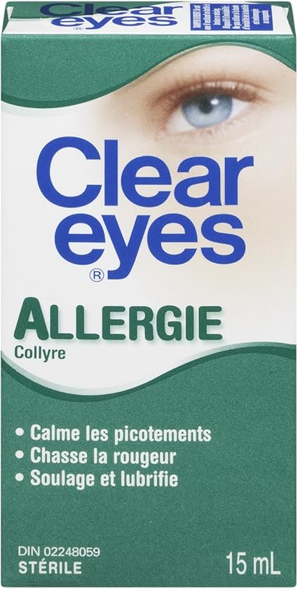 Clear Eyes Cooling Comfort Itchy Eye Relief Drop 15ml Amazon Ca