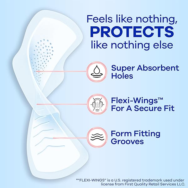 ALWAYS INFINITY FEMININE PADS FOR WOMEN, FLEXFOAM PADS WITH WINGS, SIZE 2, HEAVY ABSORBENCY, UNSCENTED, 96 COUNT (PACKAGING MAY VARY)
