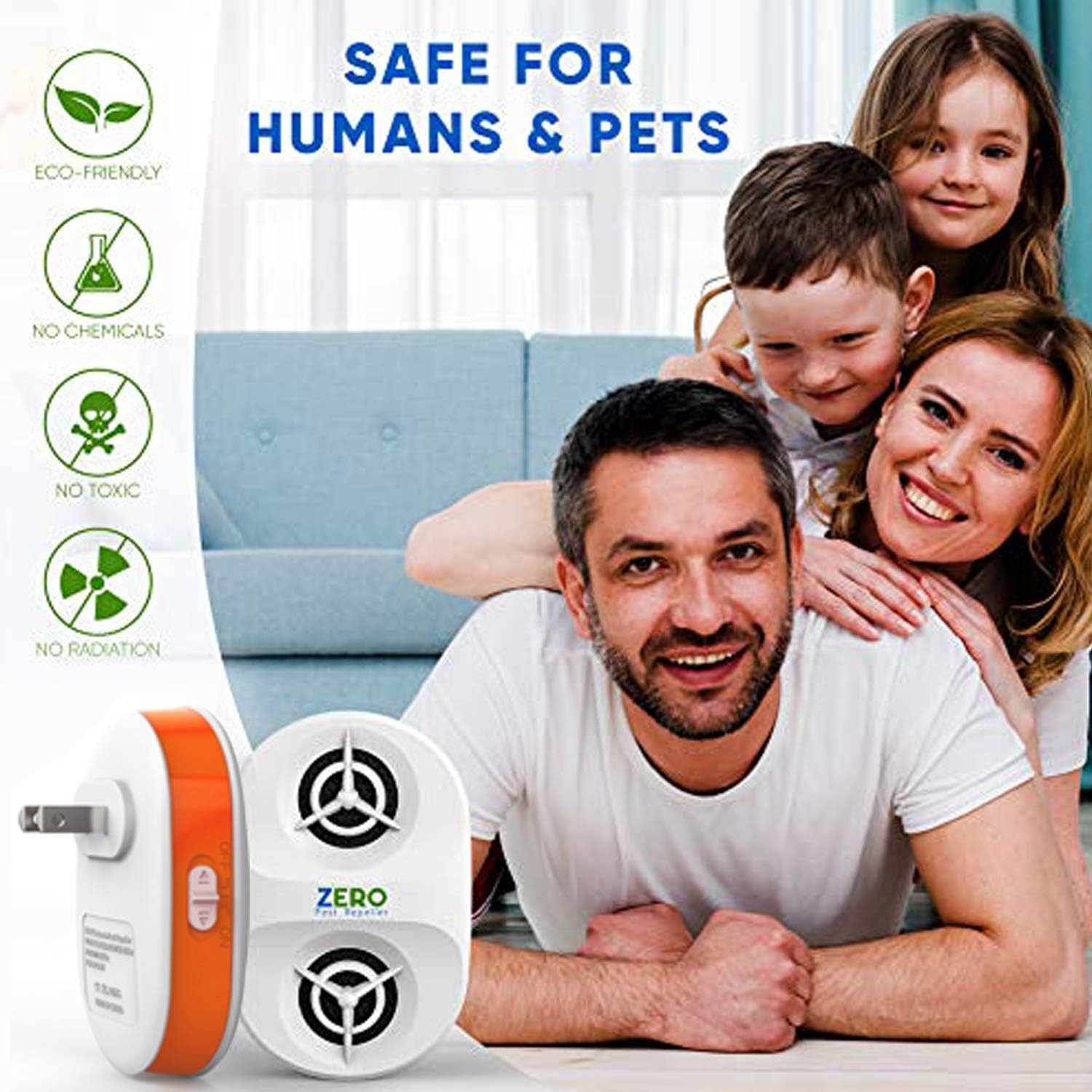 2020 Ultrasonic Pest Repeller Electronic Plug in Indoor Pest Repellent, Pest Control for Home, Office, Warehouse, Restaurant, Hotel (2 Pack): Health & Personal Care