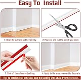 Fixmend TPE Quadrant Trim 19x13mm Self-Adhesive Wall Corner Beading White 3m view 7