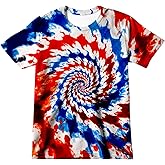 Harycnct Little Kids Tie Dye Shirt Size 4-10 Boys' Girls' Hippies Senior Tie-Dye Tee Tshirt
