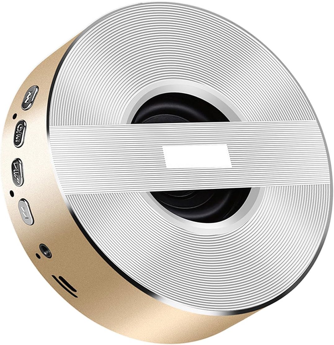 Small Mini Wireless Bass Bluetooth Speaker For IPhone IPad Phones Gold