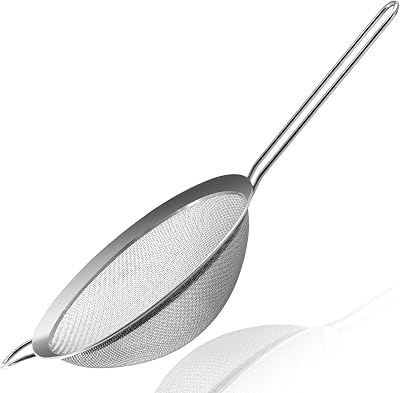 Anaeat Fine Mesh Strainers Premium Stainless Steel Sieve Colander 8.67"
