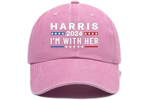 Hiwelove Kamala Harris 2024 Hat Kamala Harris for President Campaign Hat I'm with Her Harris 2024 Hat Adjustable Baseball Cap