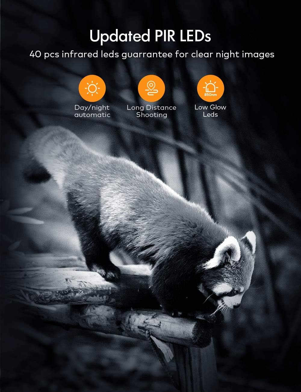 APEMAN Trail Camera 30MP 4K Hunting Cameras, 40 PCs IR LED Vivid Night Vision Wildlife Camera, Game Camera for Home Security and Outdoor Nature Wild Scouting: Camera & Photo