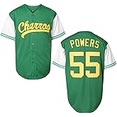 MESOSPERO Kenny Powers Baseball Jersey #55 Myrtle Beach Mermen Stitched Men Movie Baseball Jersey Blue Green S-3XL
