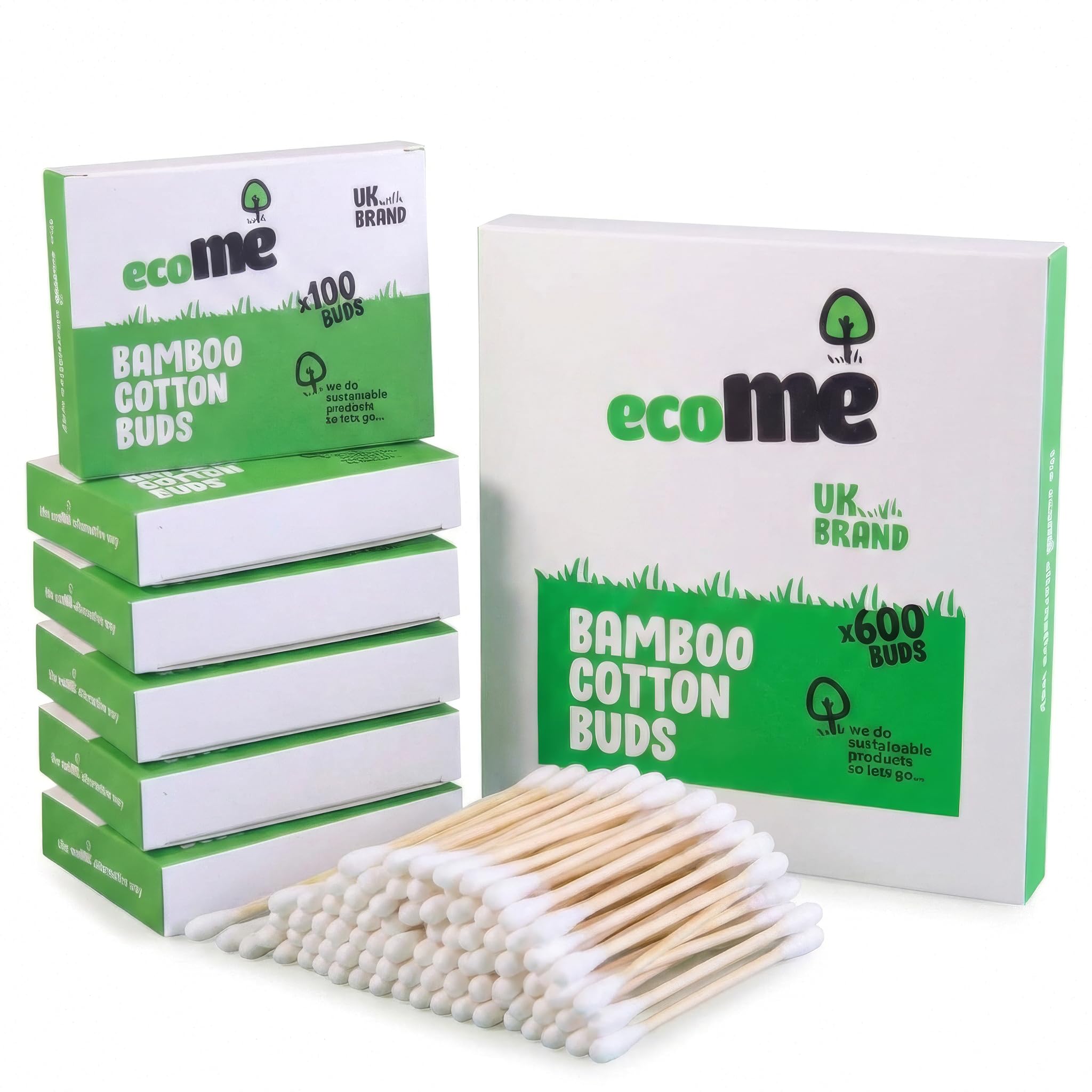 600 Bamboo Cotton Buds | Cotton Buds | Ear Cotton Buds | Qtips | Cotton Swabs |