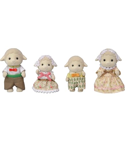 Sylvanian Families 5620 – Bebé Oveja Emma Con Accesorios Escolares, Figura Articulada Para Casas De Muñecas Y Juego De Rol, +3 Años