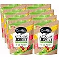 Darrell Lea Soft Australian Licorice, Mixed Fruit Flavor, 7 Ounce Bag (8-Pack) | Non-GMO, No Palm Oil, Plant Based, No High Fructose Corn Syrup | Soft & Chewy Licorice Candy, Made in Australia