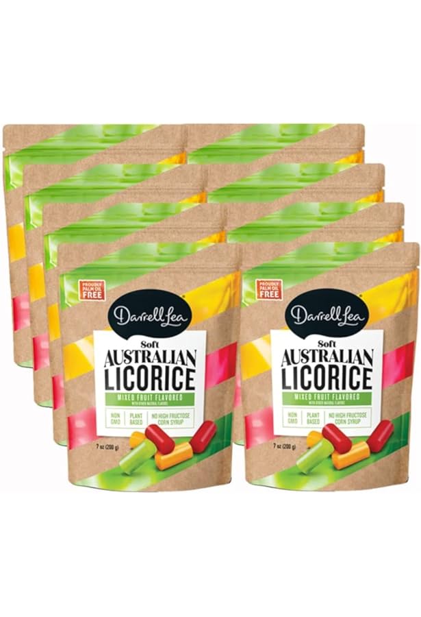 Soft Australian Licorice, Fruit Slices Licorice, Vegan Friendly Licori GiveAnOrange atelier