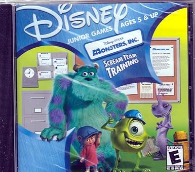 Amazon Com Disney Pixar Monsters Inc Scream Team Training Jewel Case Ages 5 Up Pc Video Games