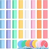 Mifoci 960 Pieces Compressed Facial Sponges for Estheticians, Makeup Removal Sponge Pads for Women Spa Exfoliating Face(8 Colors)